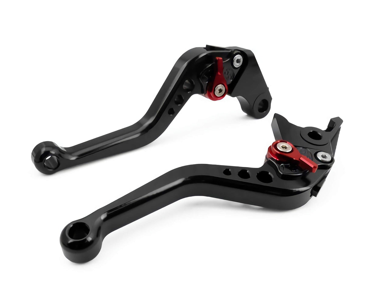 Short Brake and Clutch Levers for, Motorcycle levers-Black，Motorcycle short handle Suitable for  MT07 MT09 2013-2021 MT07/Tracker MT09（15cn)