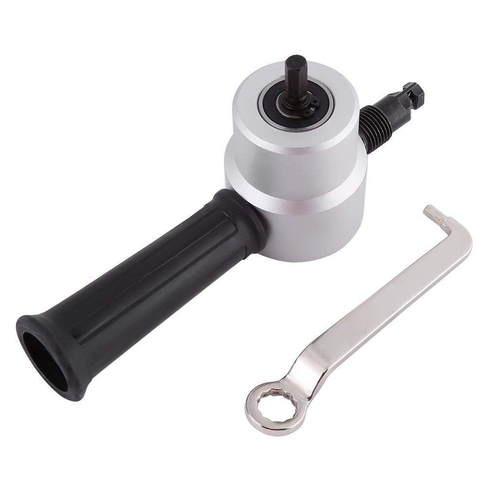 Double Head Metal Sheet Nibbler Cutter Hole Saw Drill Attachment Package（24*14*6cm)