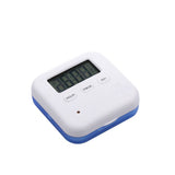 2pcs Pill Organizer,Portable Medicine Box Daily Medicine Organizer Box with Alarm Reminders-4 Compartment Medicine Pill Container Case
