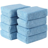 10 Pack Premium Grade Microfiber Applicator Pads - Ultra-Soft Foam Core, Safe for Sealants, Tire Dressings, Interior and Exterior Detailing, Car, Truck, SUV, RV, Motorcyle Care