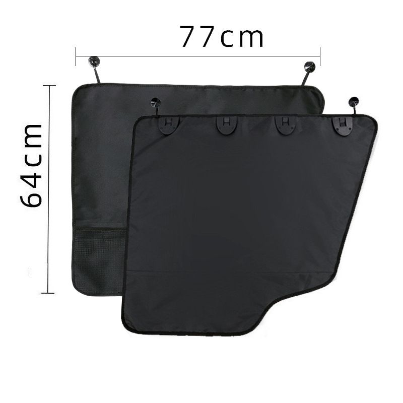 Dog Car Door Protector丨2 Pack Extra Big & Thick Anti Pet Scratching Waterproof Vehicle Door Covers Guard Truck Interior Panel Safe SUV Universal Black