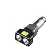 Rechargeable Flashlight, Small Car Charger Flashlight, Emergency Automobile Flashlight with 4 Lighting Modes, 12V Car Plug for Car
