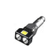 Rechargeable Flashlight, Small Car Charger Flashlight, Emergency Automobile Flashlight with 4 Lighting Modes, 12V Car Plug for Car