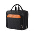 Travel Hanging Toiletry Bag for Women, with Jewelry Organizer Compartment,   Cosmetic Essentials, Toiletries Dopp Kit Set with Trolley Belt, Black（31.7*11.4*25.4cm)