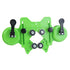 Hole Saw Guide Jig Fixture, 4mm - 83mm Adjustable Punch Locator Drill Guide Glass Drilling Jig with Double Vacuum Suction Bases for Ceramic Glass Marble（140*265mm  ）