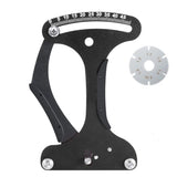 Bicycle Spoke Tension Meter Measuring Tool Aluminum Alloy Bicycle Wheel Repair Tool Spoke Wire Tension Adjustment Tool for Cycling Wheel Spokes Check or Correction（19.5*11.5cm)