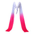 Dance Long Chiffon Sleeves - Peking Opera Stunts Dancing Practice Long Flowing Inner Sleeves（Rose Red Gradient L）