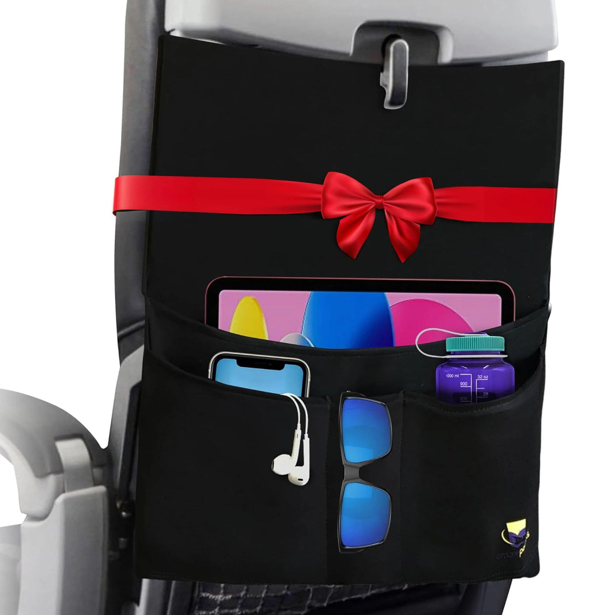 Airplane Pockets - Airplane Accessories - Plane Travel Essentials - Travel Organizer - Seat Storage Organizer - Air Travel Essentials - Seat Back Organizer