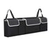 Backseat Trunk Organizer for Car - Durable Trunk Hanging Storage Bag with 4 Large Storage Pocket & 3 Adjustable Buckles Space Saving Expert (Black A)
