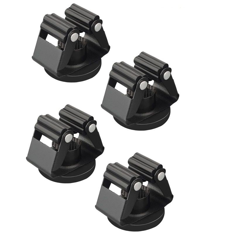 Magnetic Broom Holder,4PCS Anti-Slip Magnetic Mount Storage Broom Holders with Rubber Grippers,11lbs Heavy Duty Magnetic Tool Holder for Work Garage Laundry Kitchen RV Van Accessories