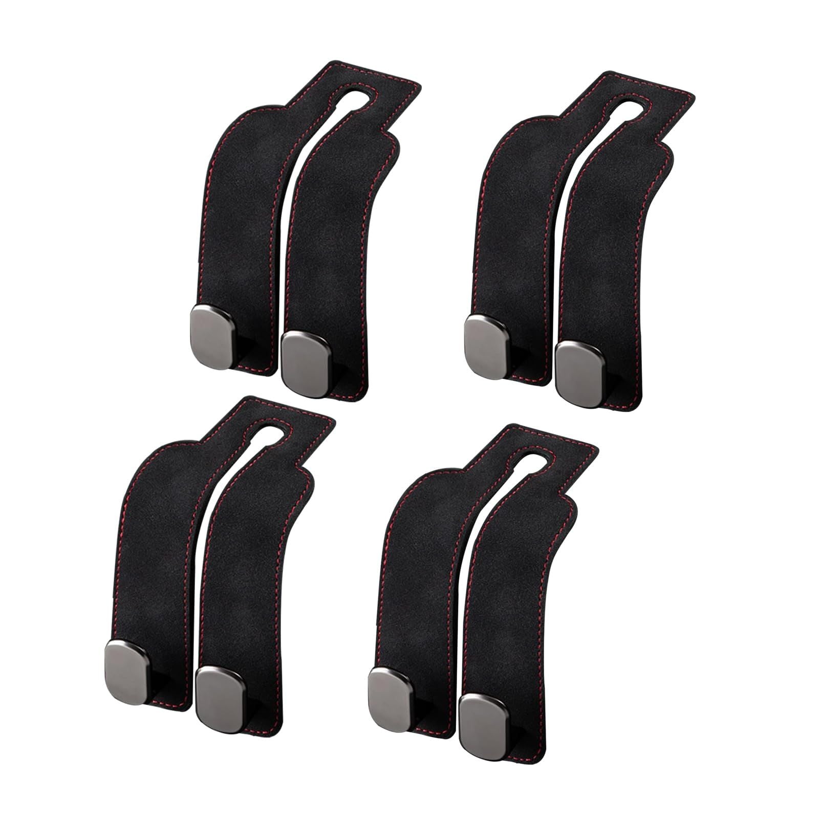 4 pack Car Hooks, Headrest Hook for Car, Car Seat Hooks for Purses and Bags,Purse Hooks fits Car Seat Suitable for Bags (Black-4 Pack)