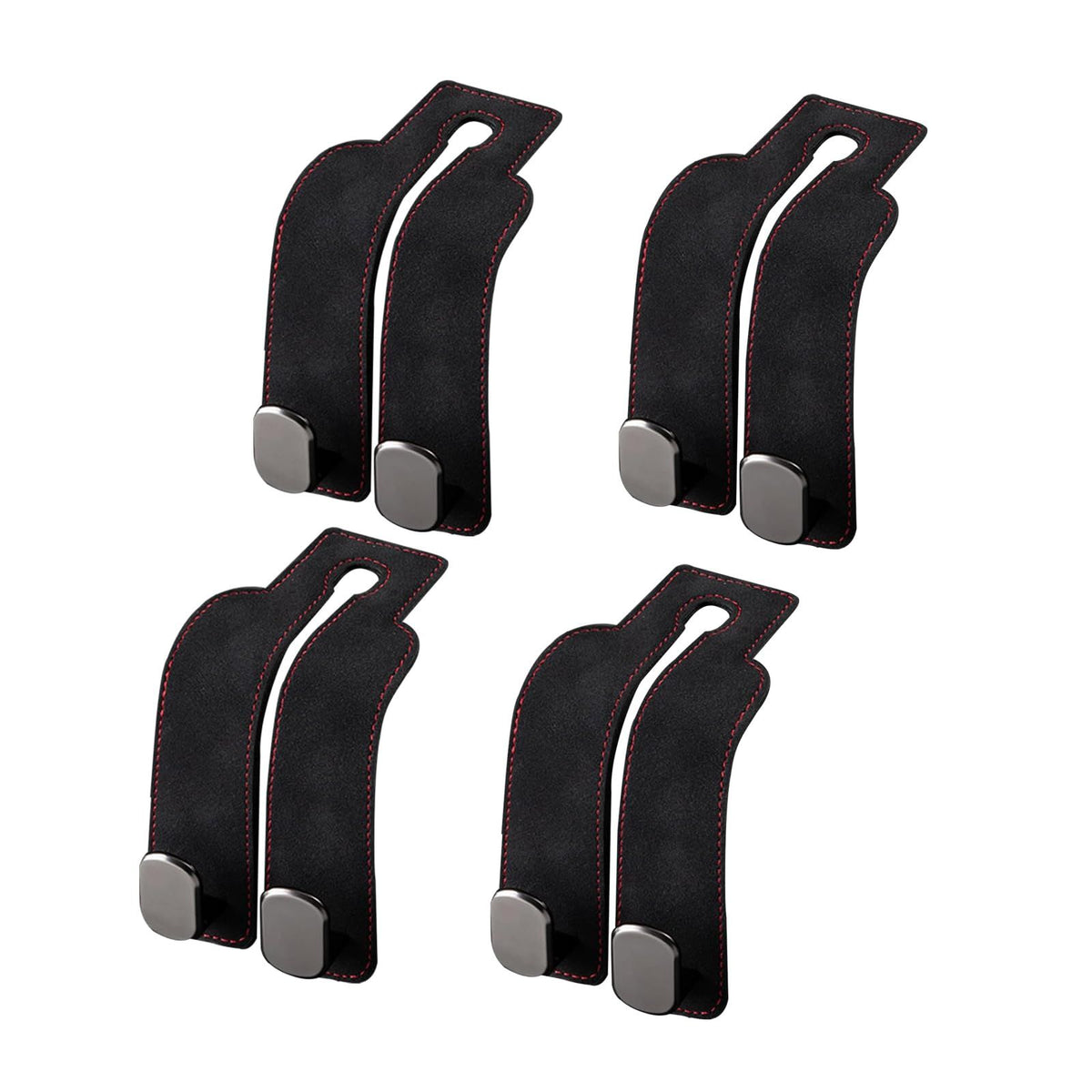 4 pack Car Hooks, Headrest Hook for Car, Car Seat Hooks for Purses and Bags,Purse Hooks fits Car Seat Suitable for Bags (Black-4 Pack)