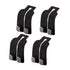 4 pack Car Hooks, Headrest Hook for Car, Car Seat Hooks for Purses and Bags,Purse Hooks fits Car Seat Suitable for Bags (Black-4 Pack)
