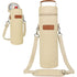 Out of the Insulated Wine & Sprits Cooler Tote, Eco-Friendly,Thermal One Bottle Holder Carrying Case Wine Gift for Women Men, Beige Cream