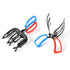 Fish Grabber, Three Claw Power Grip Fish Pliers, Non-Slip Metal Fish Gripper with Comfortable Plastic Handle, Fishing Pincer Dehooker for River Fishing, Sea Fishing, Ice Fishing