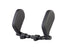 Car Headrest Pillow, Adjustable Head Neck Support Pillow, U- Shaped, Travel Sleeping Car Headrest, Only for Car Seat Headrest with Poles（black small）