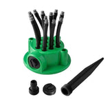 Flexible Lawn & Garden Sprinkler Garden Spray 360° Automatic Watering System, 12-Tube  Sprayer for Watering, Hands-Free Lawn and Plant Watering