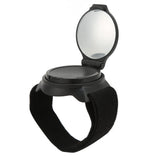 Cycling Rear View Mirror, Mirror Nylon Wrist Arm Strap Convex Design 5Cm Diameter Rearview Mirror Cycling  Adjustable 360° Bicycle Rear View Mirror