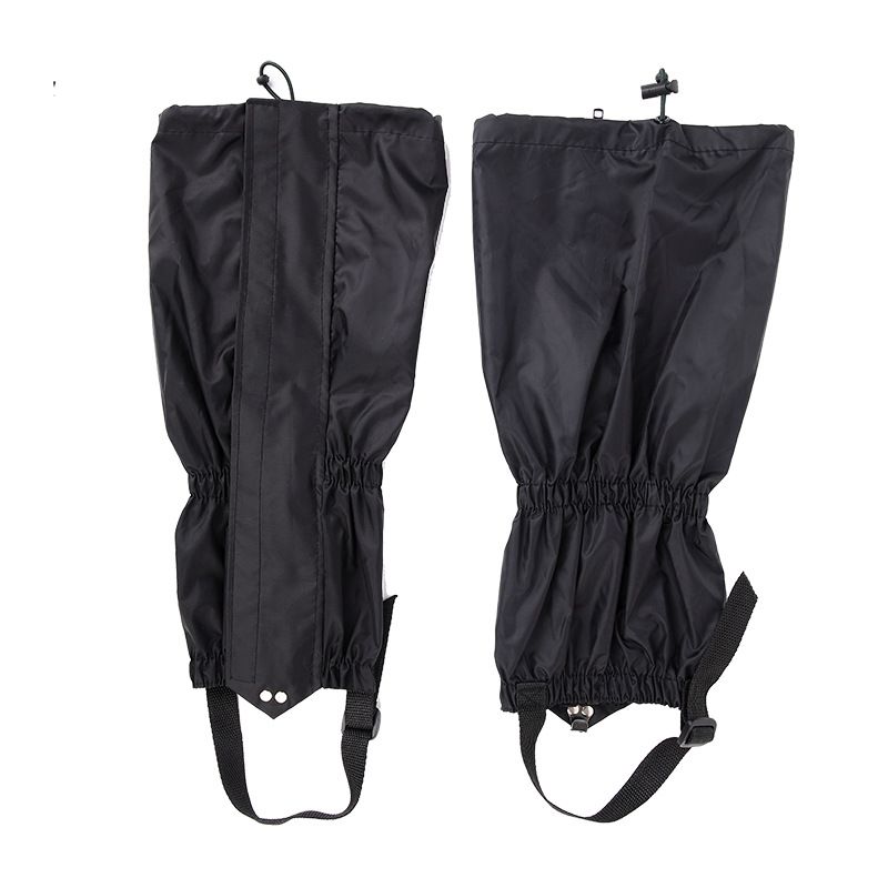 Waterproof Leg Gaiters Boot Shoe Cover  Nylon Snow Proof Hiking Leggings For Men & Women Hiking, Skiing, Walking, Climbing, Hunting black