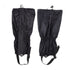 Waterproof Leg Gaiters Boot Shoe Cover  Nylon Snow Proof Hiking Leggings For Men & Women Hiking, Skiing, Walking, Climbing, Hunting black
