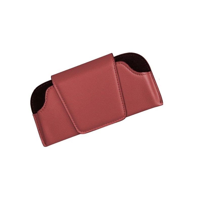 Magnetic car sun visor, sunglasses holder, car sun visor, sunglasses clip, General Motors interior accessories, storage box （red）