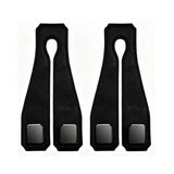 2 Pack Car Seat Back Storage Hooks - Headrest Hooks for Purses and Bags, Universal Hidden Multifunctional (Black)