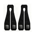 2 Pack Car Seat Back Storage Hooks - Headrest Hooks for Purses and Bags, Universal Hidden Multifunctional (Black)