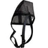 Dog Muzzle,  Mesh Muzzles for Small Large Dogs, Soft Covered Mouth Guard with Adjustable Straps, Prevent Biting Chewing and Licking (M Black)