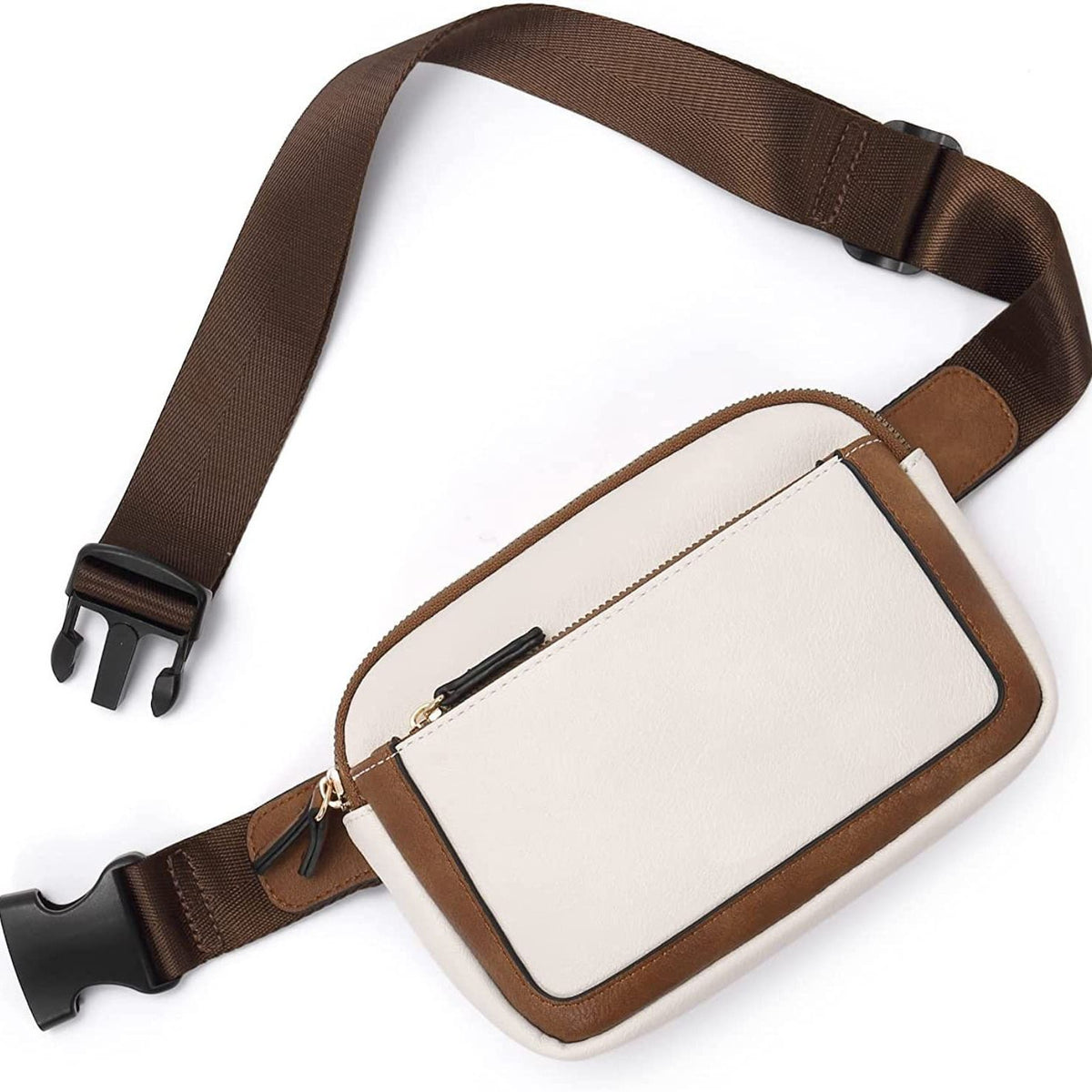 Belt Bag for Women, Mini Everywhere Crossbody Waist Bag Adjustable Strap, Vegan Leather Women's Pack