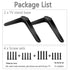 TV Stand Legs for Smart Tv  with Screws, Please Check TV Models Before Purchase TV Stand Legs Replacement, Easy Installation