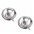 70mm Keyed Alike Heavy Duty Shielded Discus Padlock – 3 Pack- Chrome Plated Security Lock for Storage Shed, Garage, Lockers, Toolboxes, Construction Site Storage and More