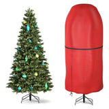 Upright Christmas Tree Storage Bag,Oxford Fabric Tear Resistant Adjustable Christmas Tree Storage Bag for 9 FT Assembled Trees（Excluding Christmas tree）
