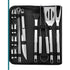 18-Piece Grill Tool Set, BBQ Accessories and Grill Tools, Durable Stainless-Steel Utensils, Spatula, Tongs, Cleaning Brush & More, Grilling Gifts for Men