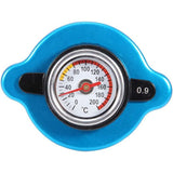 Thermostatic Radiator Cap, Universal Thermostatic Radiator Cap Water Tank Cover Leakproof W/Temperature Gauge(Big head 0.9bar)
