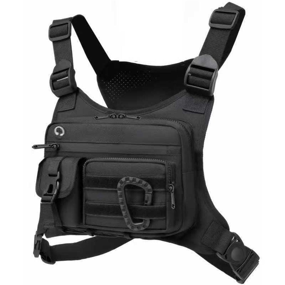 Outdoor Chest Bag For Men and Women, Vest For Running, Cycling, Chest Pack Rig For Sports and Workouts