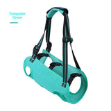 Dog Lift Harness, Emergency Backpack Pet Legs Support & Rehabilitation Sling Carrier, Adjustable Lifting Straps Carrier for Senior Elderly Dogs Joint Injuries Arthritis S