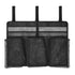 Camping Dish Drying Bag Collapsible Dish Drying Rack, Portable Mesh Dinnerware Drainer Organizer for RV Campers Travel Trailers Space Saving Camping Kitchen Storage Rack (black)