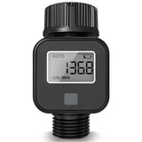 Digital Water Flows Meter for Outdoor Garden Hose Watering Irrigation Measuring Consumption Water