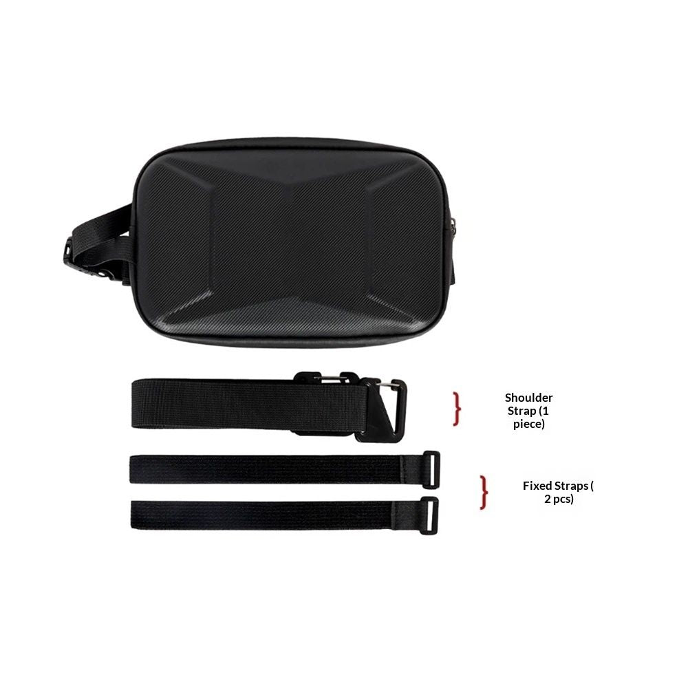 Bike Handlebar Bag,  Waterproof Bike Front Bag, 3L Bicycle Frame Storage Bag Bike Pouch for Road Mountain Bicycle Cycling Travel Hiking (Black)