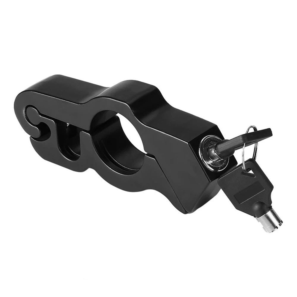 Lock Motorcycle, Heavy Duty Anti Theft Adjustable Bike Handlebar Lock with 2 Keys Protect Your Motorcycle   (black)