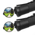 2 Pcs Bicycle Mirror for Handlebars - Mini Rear View, Foldable, 360 Rotatable Universal Mirror for Road Bike With Rubber Mounting Sleeve（28-32mm）
