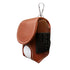 Golf waist leather storage bag, hanging waist golf bag, practical bag for golf sports accessories pu Storage Pocket brown