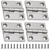 316 Stainless Steel Hinges Marine Grade 2" x 2" Heavy Duty Boat Hatch Hinge (50 mm X 50 mm) 4 Pack Casting Cabinet Door Hinge with Screws