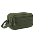 Toiletry Bag for Men | Dry Wet Separate Hygiene Bag Compact Kit Mens Shaving Kit Travel shower Bag (Green)