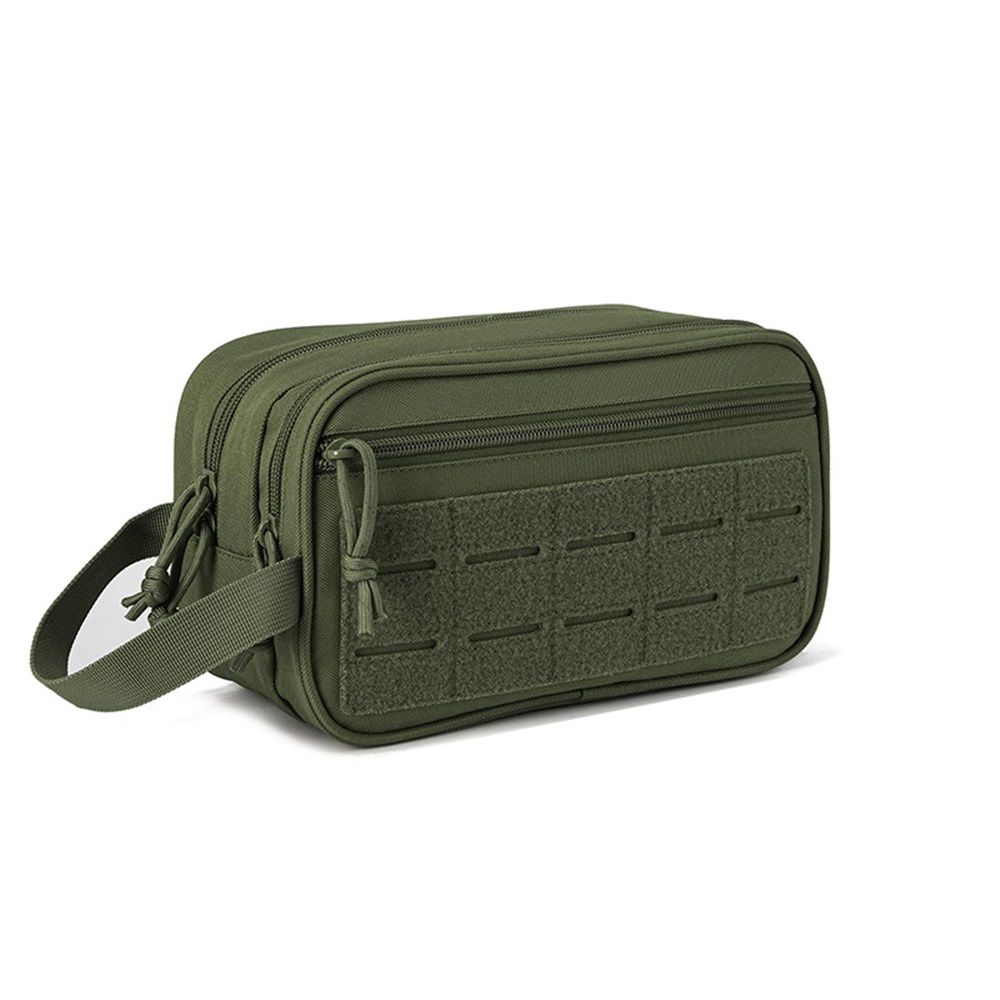 Toiletry Bag for Men | Dry Wet Separate Hygiene Bag Compact Kit Mens Shaving Kit Travel shower Bag (Green)