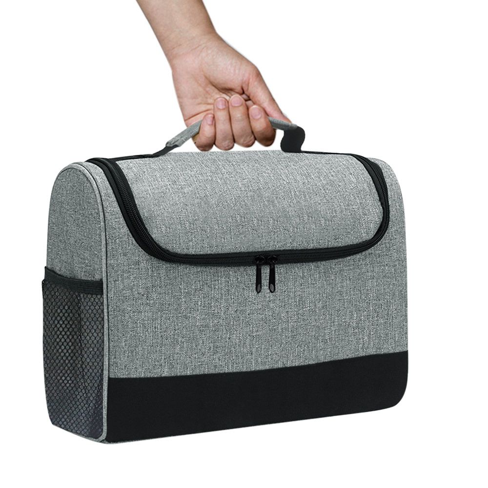 Bartender Kit Bag, Portable Travel Carrying Bag with Handle for Bar Tools Set, For Home Indoor Outdoor Patio Party, Gray (Bag ONLY)