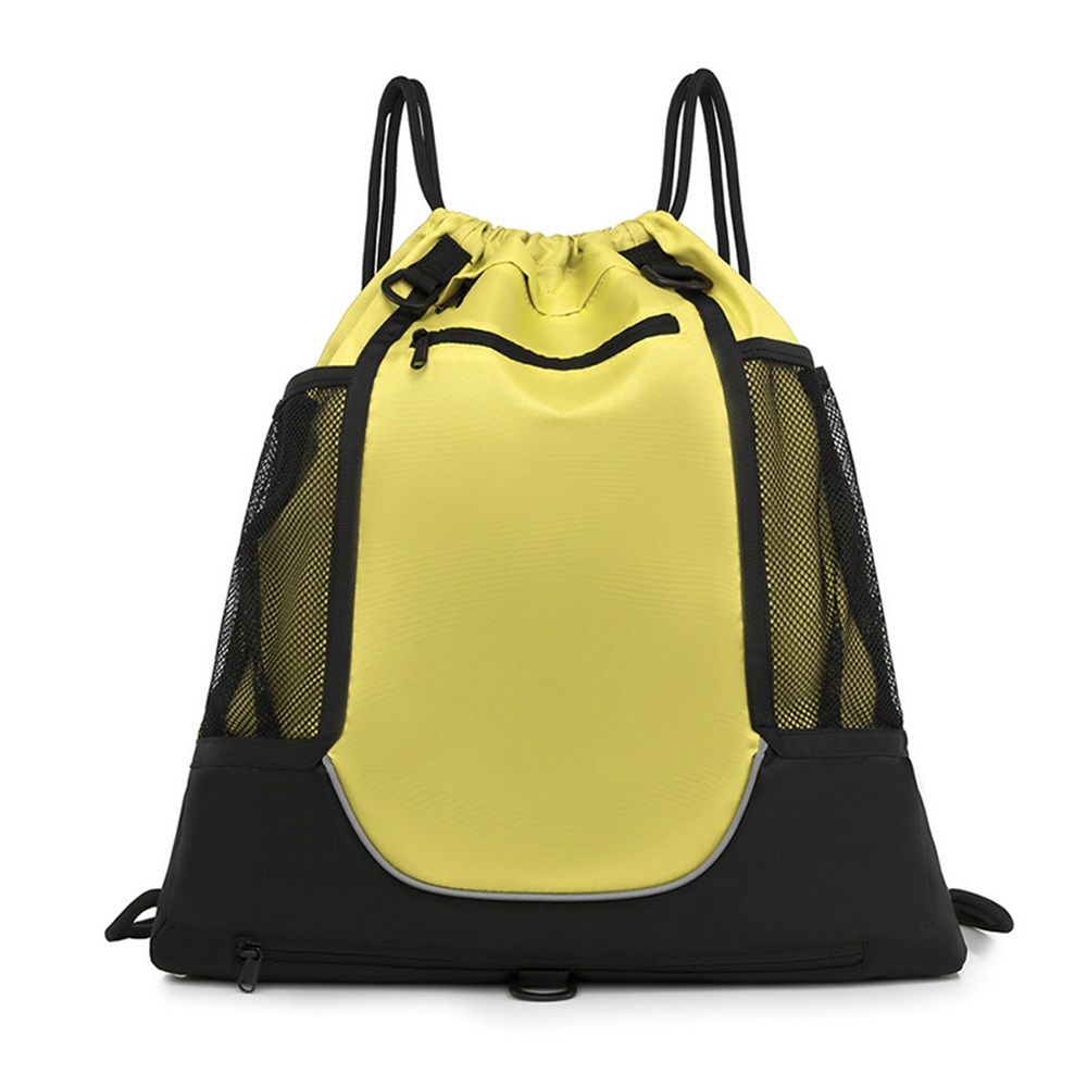 Drawstring Soccer Bag Basketball Backpack for Kids Teens, Foldable Sports Bags Detachable Ball Mesh Bag for Gym Yoga Football Baseball（oniy bag）