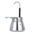 Single Spout Mocha Pot, Stainless Steel Espresso Maker Coffee Pot Lightweight Cafe Maker Portable Outdoor Camping Brewed Coffee Cup for All Electric Ceramic Gas Stovetops(50ml)