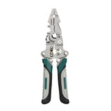 18 In 1 Foldable Wire Stripper,Multifunctional Foldable Wire Stripper Electrical Pliers,For Cutting And Pulling Wires Cable Scissors (A)