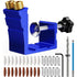 Pocket Hole Jig Kit, Pocket Screw Jig 15 Degree Drilling Locator,Pocket Dowel Hole Jig System Set Wood Joint Angle Tool (Blue)